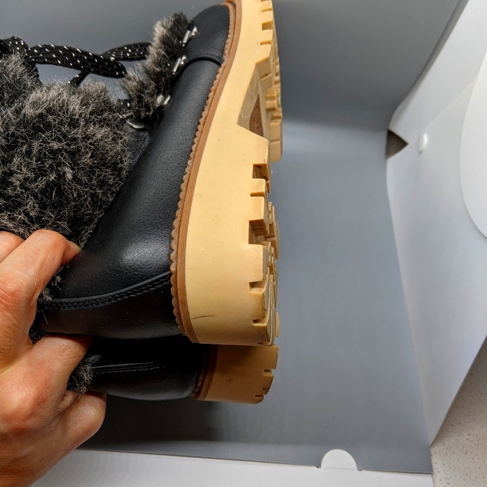 Sam Edelman faux fur boots size 7 - Picture 10 of 12